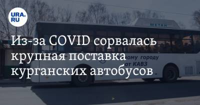 Из-за COVID сорвалась крупная поставка курганских автобусов