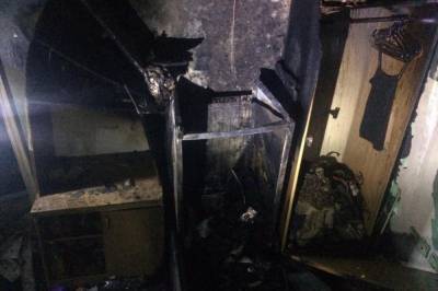 В Харькове горело студенческое общежитие. Фото