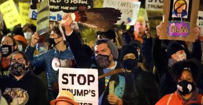 Выборы в США 2020: штаты охватили протесты и погромы - фото - видео