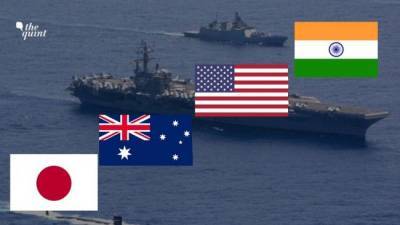 Против Китая: начались военно-морские учения США, Японии, Австралии и Индии