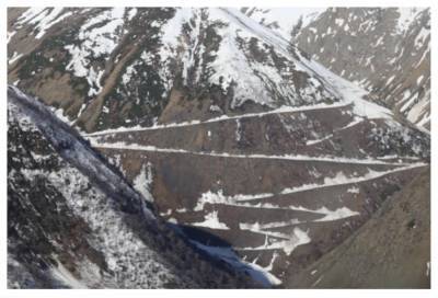 Дорога в Тушетию закрыта из-за снегопада