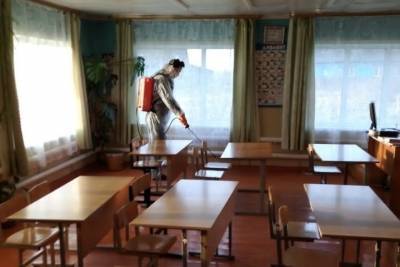 Школы в Тверской области обрабатывают перед возвращением детей