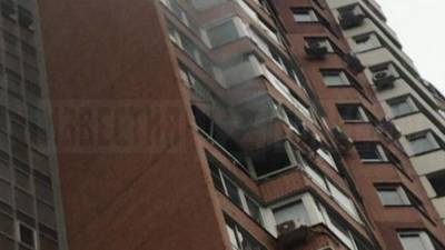 Как скутер чуть не уничтожил пол-этажа многоквартирного дома в Москве