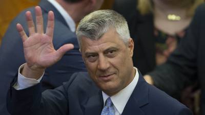 Лидер Косова уходит в отставку из-за обвинений в военных преступлениях