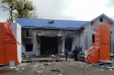 На Киевщине взорвался магазин стройматериалов, есть пострадавшие