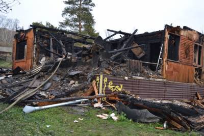 На пожаре в Пронске погибла пожилая женщина