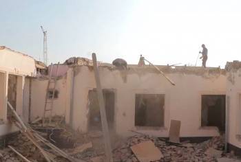 В Алмазарском районе идет снос домов на месте строительства Центра исламской цивилизации