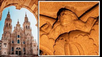 «Селфи» средневекового каменщика обнаружили в католическом соборе в Испании