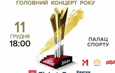 "M1 Music Awards"-2021: названа дата церемонии награждения лучших представителей украинского шоу-бизнеса