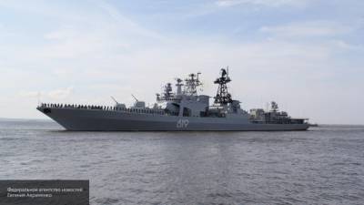 Корабль "Североморск" уничтожил подлодку "противника" в Баренцевом море