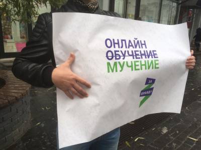 Акции против онлайн-обучения прошли в Нижегородской области