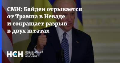 СМИ: Байден отрывается от Трампа в Неваде и сокращает разрыв в двух штатах