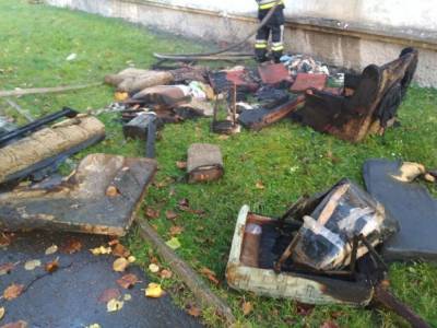 На Львовщине загорелась квартира: жилец едва не погиб
