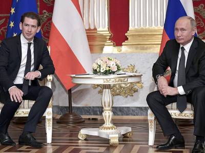 Путин выразил Курцу соболезнования в связи с терактом в австрийской столице