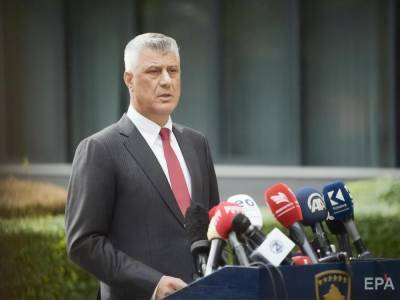 Президента Косово в Гааге взяли под стражу
