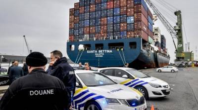 Бельгийские правоохранители изъяли крупнейшую в мире партию кокаина