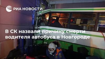 В СК назвали причину смерти водителя автобуса в Новгороде