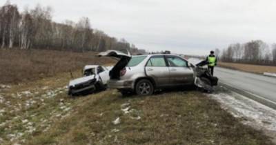 В лобовую: в ДТП с Toyota и Lexus на Чуйском тракте погиб один человек