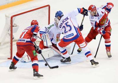 В Карловых Варах хоккейная сборная Чехии всухую обыграла россиян