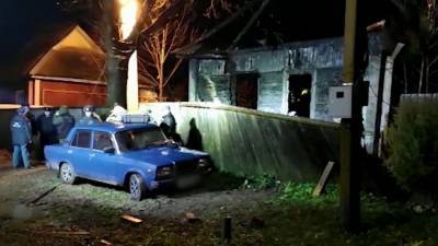 В Смоленской области крупный пожар в частном доме унес жизни семерых человек