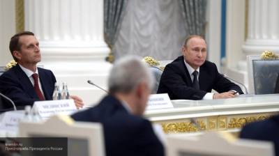 Нарышкин получает удовольствие от работы с российским президентом