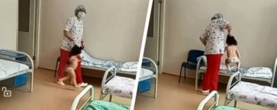 Таскавшую ребенка за волосы медсестру новосибирской больницы отстранили от работы