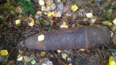 В Барановичском районе грибник нашел артснаряд