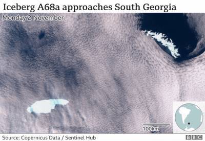 Самый большой в мире айсберг угрожает экосистеме