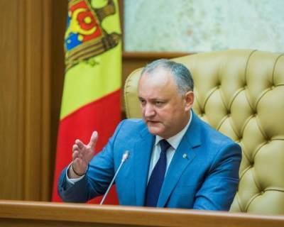 Додон: Молдавию ждет кризис из-за инициатив Санду