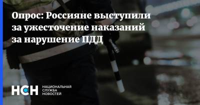 Опрос: Россияне выступили за ужесточение наказаний за нарушение ПДД