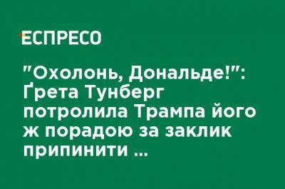 "Остынь, Дональд!": Грета Тунберг потролила Трампа его же советом за призыв прекратить подсчет голосов