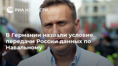В Германии назвали условие передачи России данных по Навальному