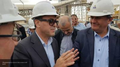 Министр природных ресурсов в Сирии проинспектировал предприятия страны