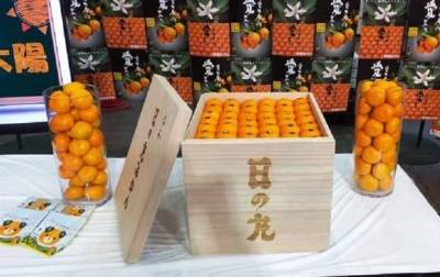 В Японии продали ящик мандаринов за миллион йен