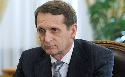 Глава СВР Сергей Нарышкин заявил, что западные спецслужбы могли разрабатывать план принесения в жертву Навального