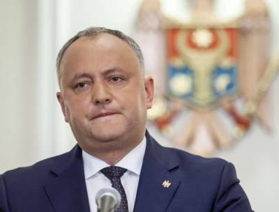 Додон назвал первоочередную задачу президента Молдавии