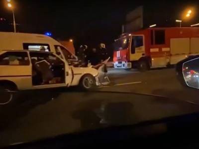 Вице-премьер правительства России пострадал в крупном ДТП на Кутузовском проспекте