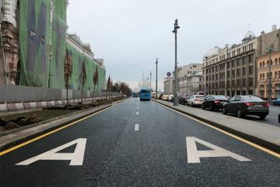 Движение по выделенным полосам перекроют в Москве с 7 ноября 2020 года