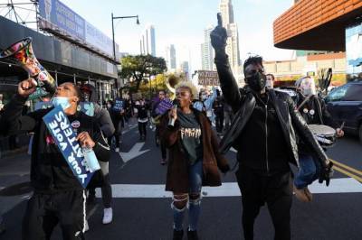 Демонстранты в Нью-Йорке разошлись без столкновений с полицией