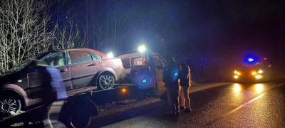 Сотрудники ГИБДД Карелии отстранили от управления автомобилем пьяного водителя в Кондопоге