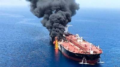 В акватории Азовского моря на нефтяном танкере «Генерал Ази Асланов» произошёл взрыв