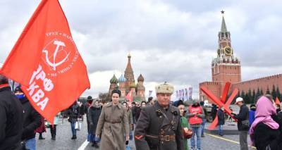 МО РФ показало, каким был парад к годовщине Октябрьской революции 7 ноября 1941 года