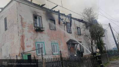 Жилой дом на две семьи загорелся в Калининграде
