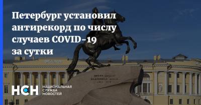 Петербург установил антирекорд по числу случаев COVID-19 за сутки