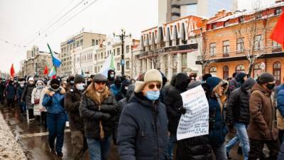 В Хабаровске сотни человек вновь вышли на акцию в поддержку Фургала