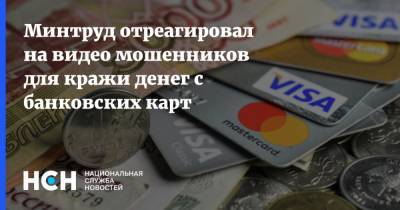 Минтруд отреагировал на видео мошенников для кражи денег с банковских карт