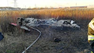 Самолет пронесся над подмосковной трассой за минуты до крушения. Видео