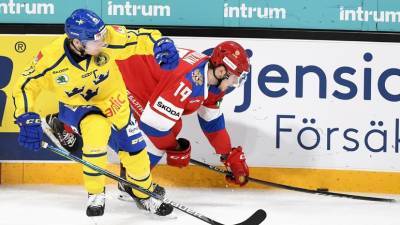 Сборная России по хоккею в серии буллитов обыграла Швецию в матче Кубка Карьяла
