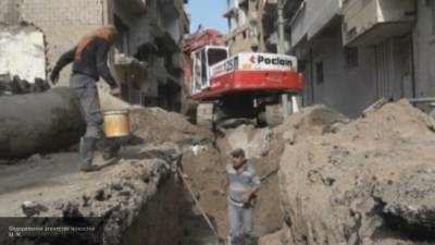 Власти САР в быстром режиме восстанавливают канализацию в Дейр-эз-Зоре