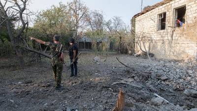 МО Армении сообщило о непрерывных боях в пригороде карабахского Шуши